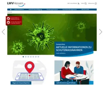 LWV-Hessen.de(Landeswohlfahrtsverband Hessen) Screenshot