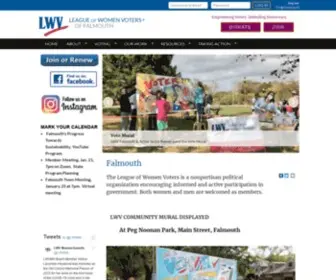 LWVF.org(The League of Women Voters) Screenshot