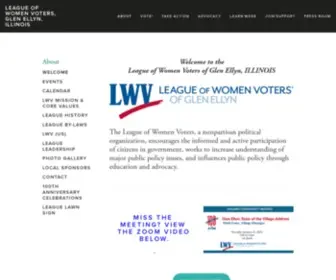 LWvge.org(League of Women Voters) Screenshot