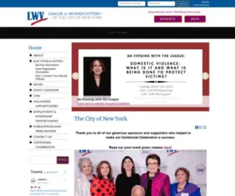 LWVNYC.org(LWV) Screenshot
