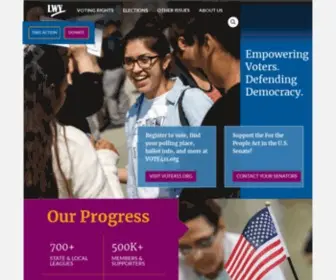 LWV.org(League of Women Voters) Screenshot
