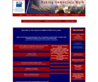 LWvpullman.org(League of Women Voters) Screenshot