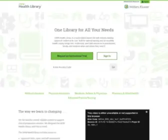 LWwhealthlibrary.com(Health Library) Screenshot