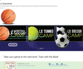 LX-Sports.com(LX Sports Camps) Screenshot