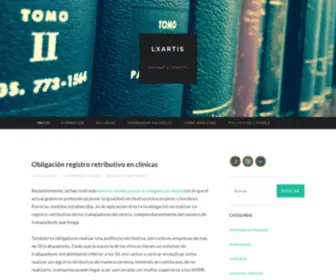 Lxartis.es(Sanidad y Derecho) Screenshot