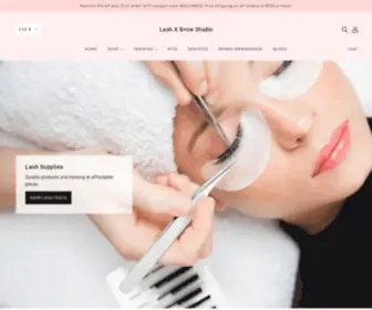LXBstudio.com(Lash X Brow Studio) Screenshot