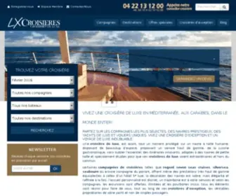 LXcroisieres.com(Croisière) Screenshot