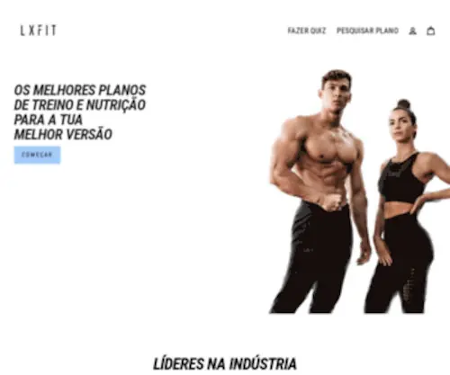 Lxfit.pt(Especialistas em Planos de Treino e Nutrição) Screenshot