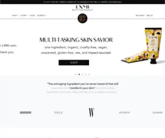 Lxmi.com(Ultra Clean Skincare) Screenshot