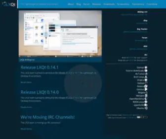LXQT.org(The Lightweight Qt Desktop Environment) Screenshot