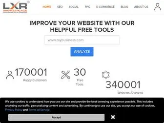 LXrmarketplace.com(Free SEO Tools for Small Businesses) Screenshot