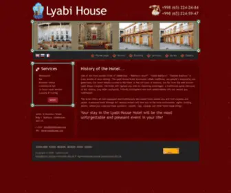 Lyabihouse.com(Bukhara hotel) Screenshot