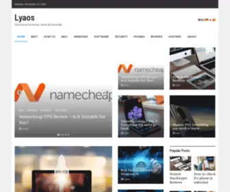 Lyaos.com(Technical reviews) Screenshot