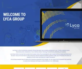 Lycagroup.com(Lyca Group) Screenshot