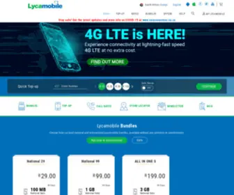 Lycamobile.co.za(International Calls) Screenshot