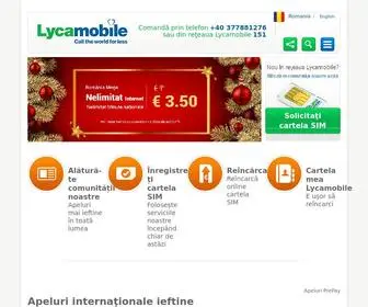 Lycamobile.ro(Suni international din Romania) Screenshot