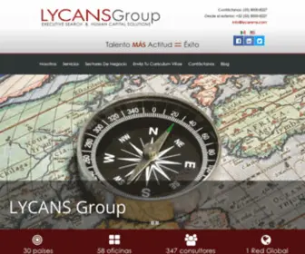 Lycansmx.com(Lycans Group) Screenshot