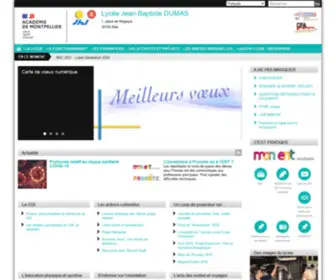 Lycee-Ales.fr(Bienvenue au lycée Jean) Screenshot