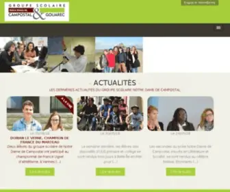 Lycee-Campostal-Gouarec.com(Groupe Scolaire CAMPOSTAL et GOUAREC) Screenshot