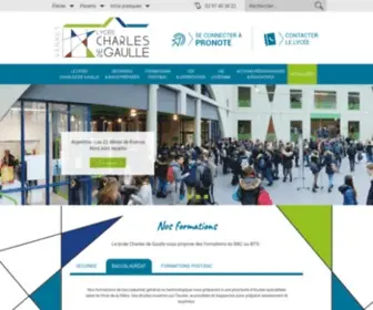 Lycee-Charlesdegaulle-Vannes.fr((56)) Screenshot