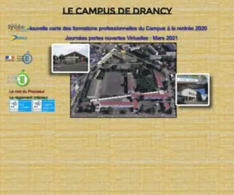 Lycee-Delacroix-Drancy.fr(Accueil du Campus) Screenshot