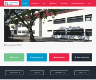 Lycee-Pothier.com(Lycée) Screenshot