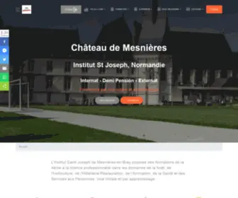 Lycee-Saintjoseph-Mesnieres.fr(Lycée) Screenshot