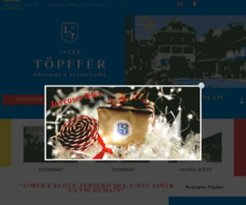 Lycee-Topffer.ch(Lycée Rodolphe Töpffer) Screenshot