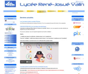 Lycee-Valin.fr(Lycee Valin) Screenshot