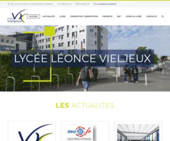 Lycee-Vieljeux.fr(Lycée Léonce Vieljeux) Screenshot