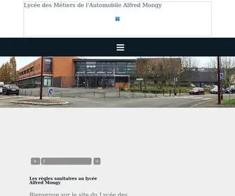 Lyceealfredmongy.fr(Lycée) Screenshot