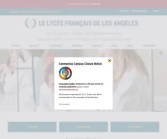 Lyceela.org(Le Lycee Francais de Los Angeles) Screenshot