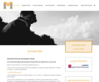 Lyceemaximilienvox.com(Lycée Technologique Maximilien) Screenshot