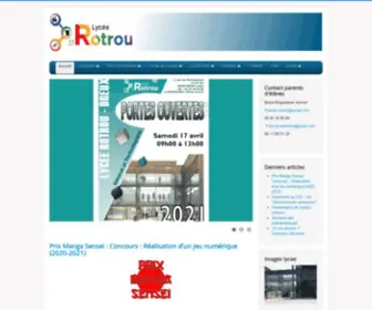 Lyceerotroudreux.com(Lycée) Screenshot