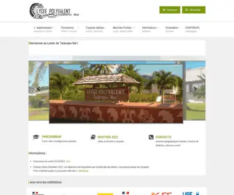 Lyceetaiarapu.com(Lycée) Screenshot