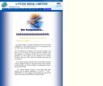 Lycosind.com(Wel come to LYCOS India Ltd) Screenshot