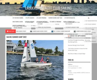 LYcsailing.com(Lauderdale Yacht Club Sailing) Screenshot