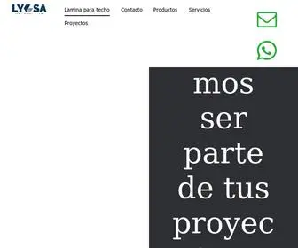 LYcsaqRo.com(LAMINA PARA TECHOS ESTRUCTURAS METALICAS Y CONSTRUCCIONES) Screenshot