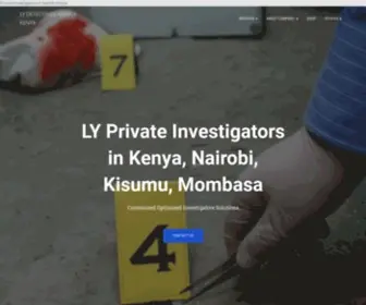 Lydetectives.com(LY DETECTIVES AGENCY KENYA Private Investigators LYDETECTIVES) Screenshot