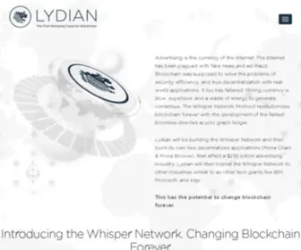 Lydian.io(Crypto Market News) Screenshot