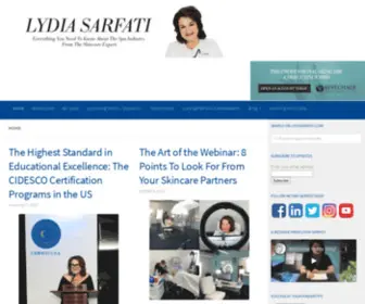 Lydiasarfati.com(Skin Care Blog) Screenshot