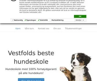 Lydig.no(Vestfolds beste hundeskole. Nå med fornøydgaranti) Screenshot