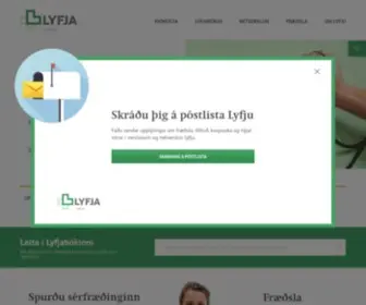 LYfja.is(44 apótek og útibú um land allt) Screenshot