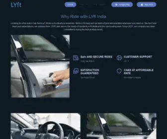 LYFT-India.com(LYft India) Screenshot