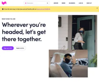 LYFT.ca(Become a Driver or Get a Ride Now) Screenshot