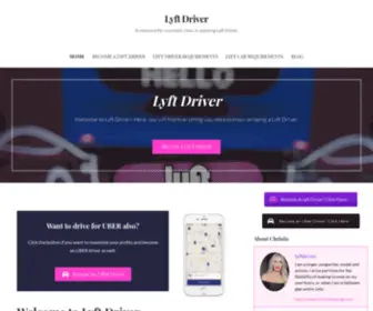 LYFTdriver.co(This site) Screenshot