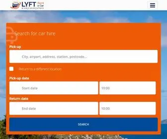 LYFtrentacar.com(LYFT RENT A CAR LLC) Screenshot