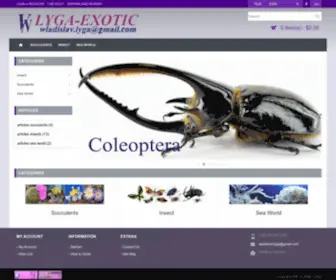 Lyga-Exotic.com(Магазин) Screenshot