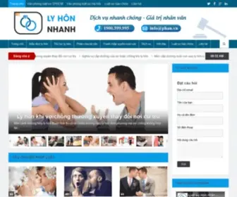 Lyhonnhanh.com(Ly hôn nhanh) Screenshot