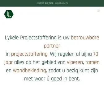 Lykele.nl(Lykele Projectstoffering Amsterdam) Screenshot